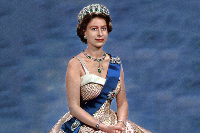 Королева Елизавета II в молодости