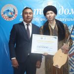 Переходящую домбру завоевал Рустам Жусипов из села Тегисшилдик Каркаралинского района
