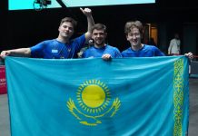 Алан Курмангалиев в составе сборной РК по настольному теннису выиграл «золото» турнира в Эр-Рияде