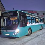В Караганде на линию вышли новогодние маршруты