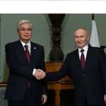 Глава государства провел встречу с президентом Российской Федерации