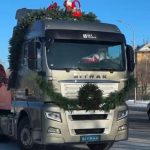 ТОО «QazTehna» подарило жителям Сарани и Караганды праздничный парад тягачей SITRAK