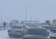 В Карагандинской области на одном из автобанов ввели ограничение движения