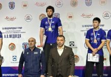 На международном турнире в Минске борец из Караганды добыл «бронзу»