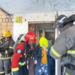 Пожар потушили, жителей спасли