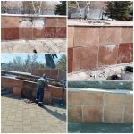 В парках и скверах Караганды устраняют дефекты