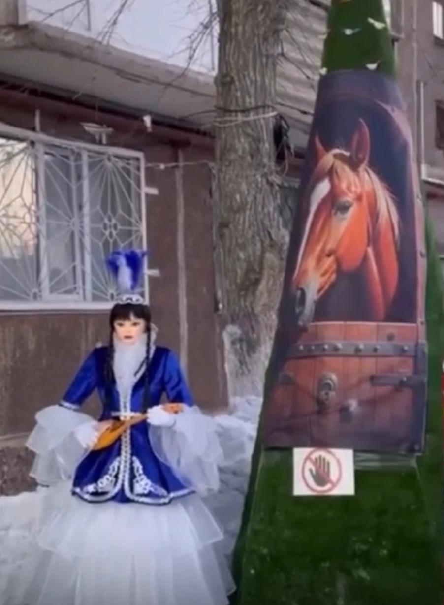 Наурыз: жители одного из дворов Темиртау основательно подготовились к празднику