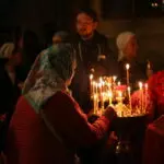 В православных храмах Караганды прошла всенощная служба в честь Пасхи