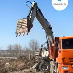 Продолжаются работы по благоустройству территории после строительства обводного 10-го коллектора