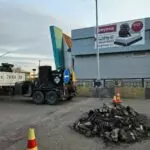 На одном из оживленных путепроводов Караганды работы продлятся до конца апреля