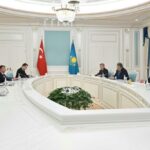 Глава государства принял Вице-президента Турции Джевдета Йылмаза, впервые прибывшего в Казахстан с визитом