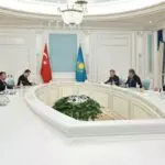 Глава государства принял Вице-президента Турции Джевдета Йылмаза, впервые прибывшего в Казахстан с визитом