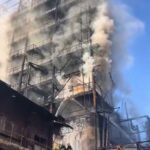 В Темиртау спасатели предотвратили угрозу взрыва при пожаре в промышленном цехе