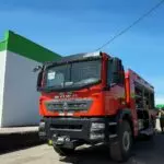 На заводе «Qaz Tehnа» в Сарани представили современную пожарную технику