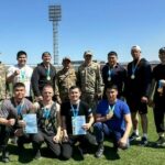 В Темиртау в рамках празднования Дня защитника Отечества прошла городская спартакиада среди силовых структур