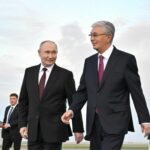 Президент России Владимир Путин прибыл в Казахстан
