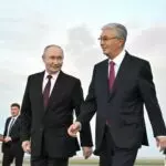 Президент России Владимир Путин прибыл в Казахстан