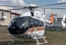 Вертолет МЧС спас пациента: санитарный рейс Караганда – Аксу-Аюлы выполнен успешно