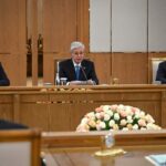Состоялись переговоры Касым-Жомарта Токаева и Никоса Христодулидиса в расширенном составе