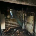 В Темиртау при пожаре в пятиэтажке спасатели вывели из дома взрослых и детей