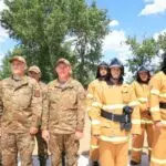 В селе Акбел Бухар-Жырауского района открылся новый пожарный пост