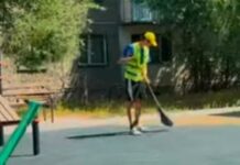 В районе Әлихана Бөкейхана Караганды завершают пилотный проект «Многопрофильный дворник»