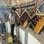 В Караганде в Национальный день домбры представили редкие музыкальные инструменты