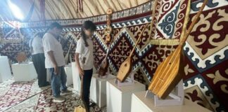 В Караганде в Национальный день домбры представили редкие музыкальные инструменты