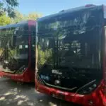 Новые автобусы вышли на маршрут № 03 в Темиртау