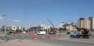 В Караганде готовятся к открытию обновленной развязки Таттимбета — Муканова