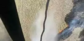 Продолжают тушить пожар в Шетском районе