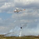 В Шетском районе сгорело 650 гектаров
