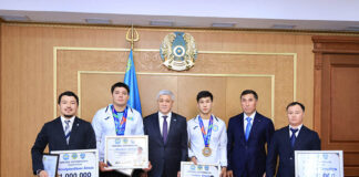 Смогли проявить характер: в Караганде чествовали дзюдоистов