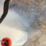 Для ликвидации пожара в Каркаралинском районе привлекли вертолет