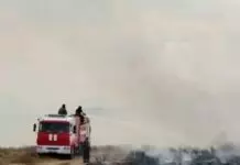В Карагандинской области продолжается борьба с огнем