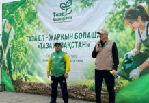В рамках экологической инициативы «Таза Қазақстан» в Темиртау прошел общегородской субботник