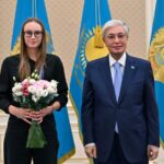 Касым-Жомарт Токаев наградил Елену Рыбакину орденом «Барыс» III степени